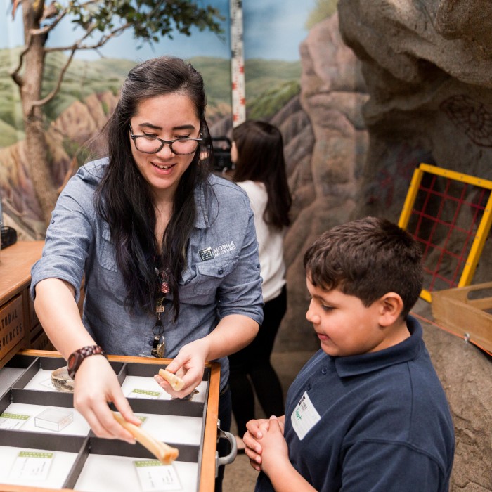 mobile museum archaeology experience NHM programs