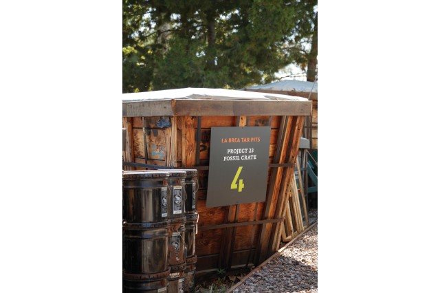 crate number 4 at the tar pits