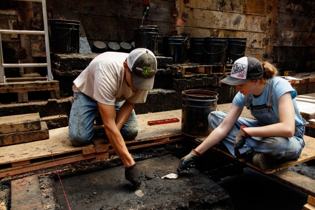 Excavating at the Tar Pits