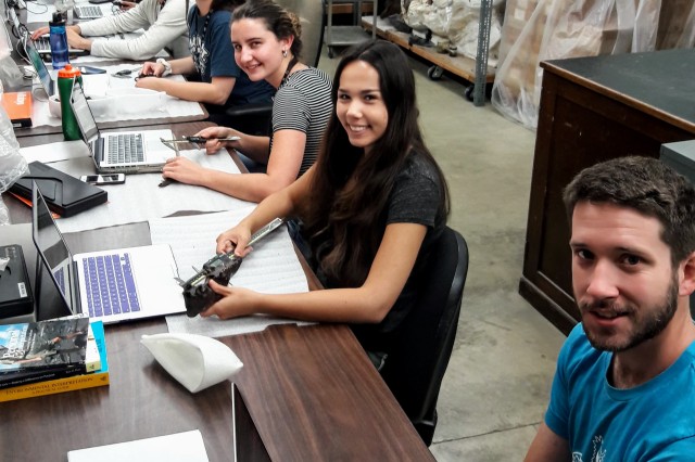 Paleo prep students hard at work at LBTP