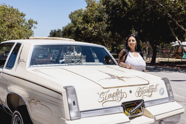 Simply Beautiful's pinstriping on display