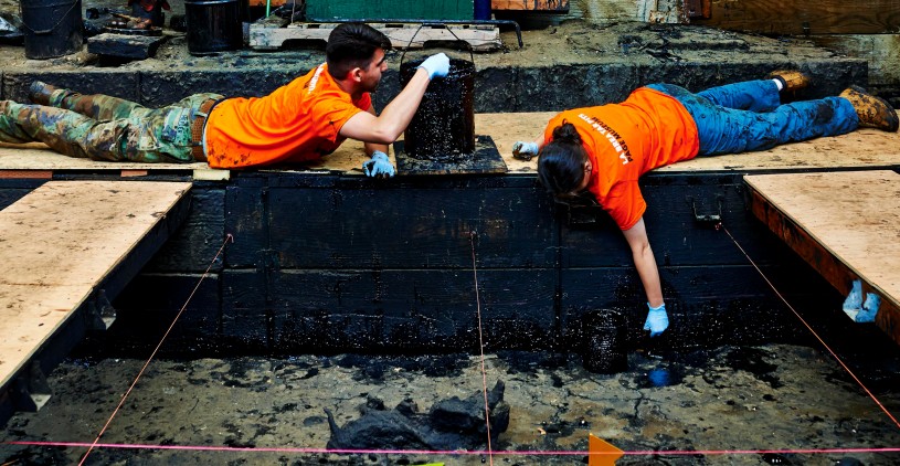 join and give footer tar pits pit 91