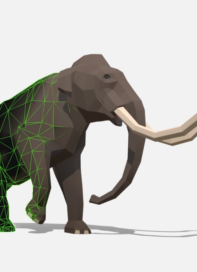 Mammoth Pixel image flipped 