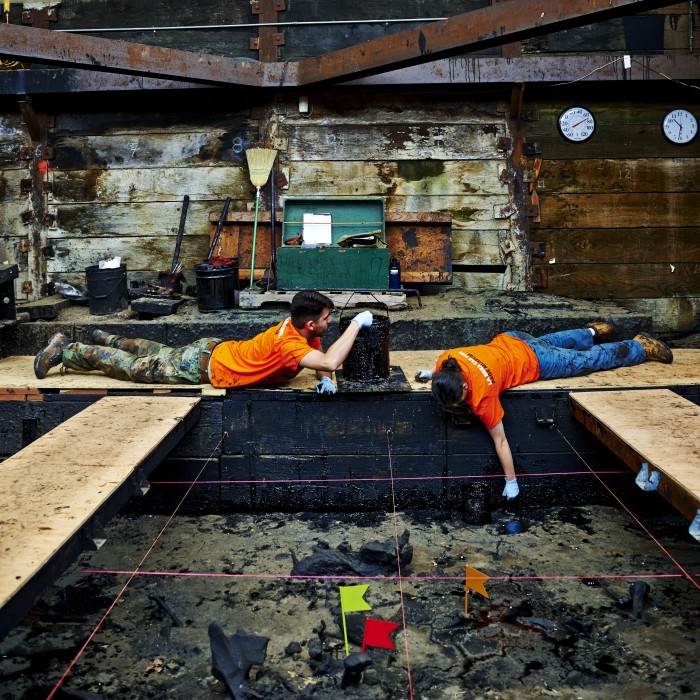 excavation in pit 91