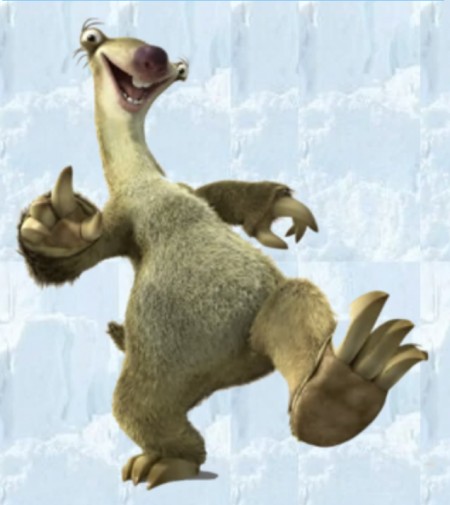 sid the sloth from ice age movies