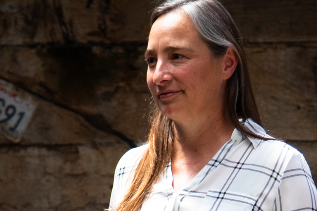 Dr. Regan Dunn in Pit 91 at La Brea Tar Pits